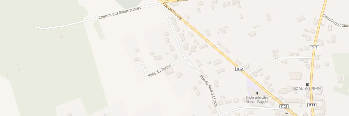 Plan du 4 Rue du Four à Chaux à Dhuizon