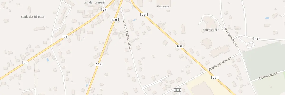 Plan du 11 Rue du Château d’Eau à Chabris