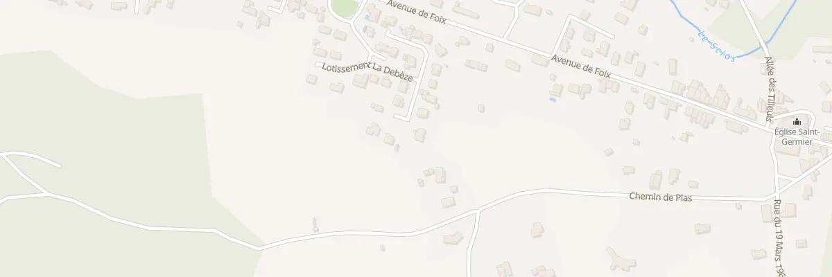 Plan du 28 Lot La Debeze à Saint-Paul-de-Jarrat