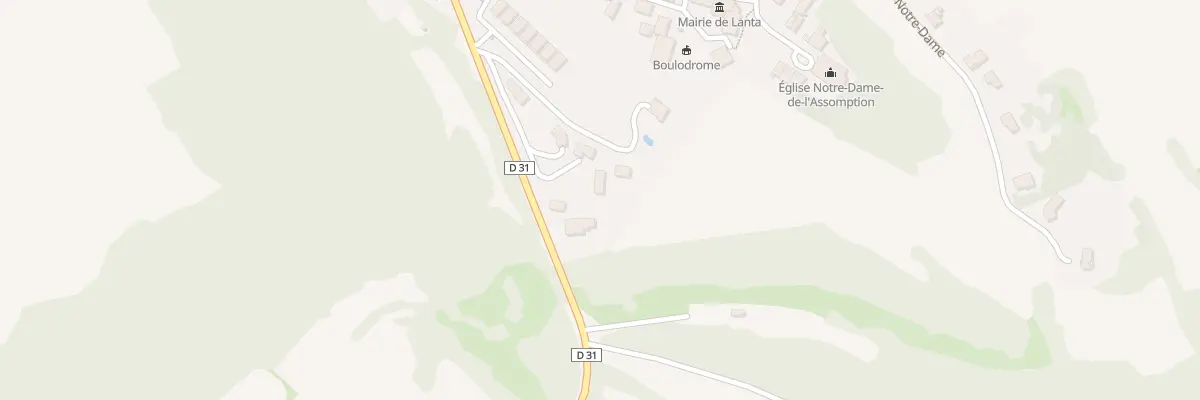 Plan du 21T Route de Préserville à Lanta