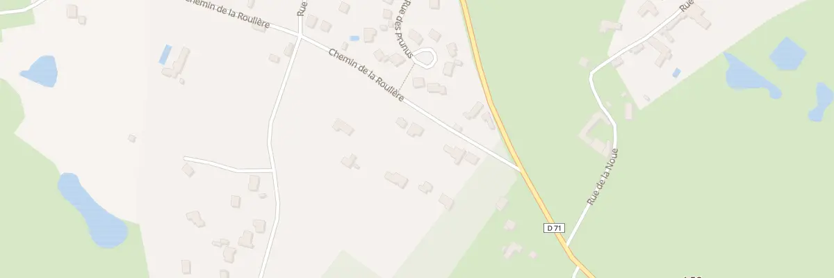 Plan du 13 Che de la Roulière à Adainville