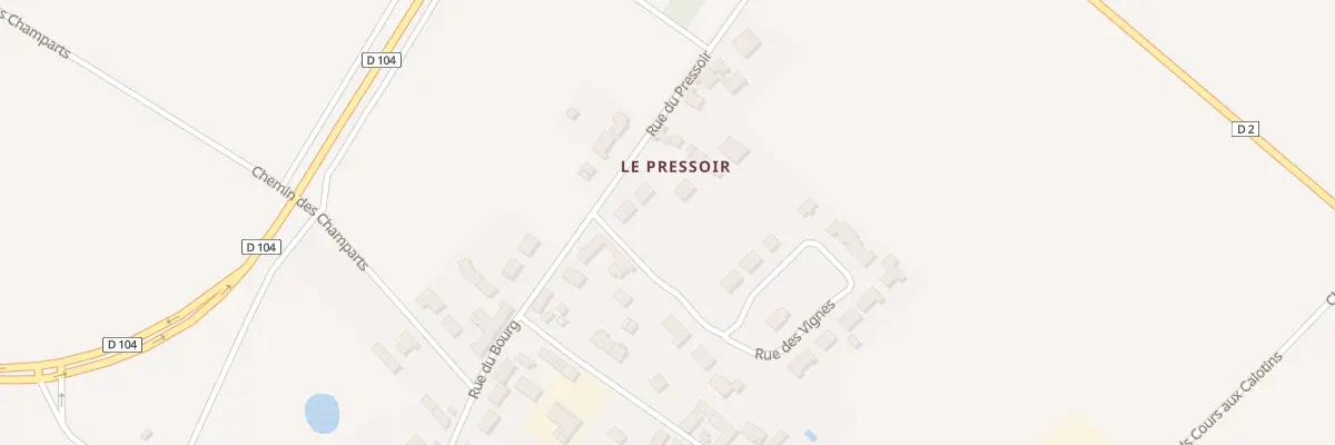 Plan du 4B Rue du Pressoir au Bardon