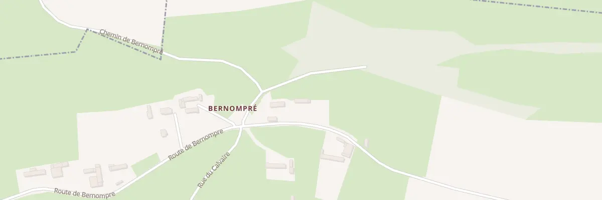 Plan du 5042 Bernompre à Nullemont
