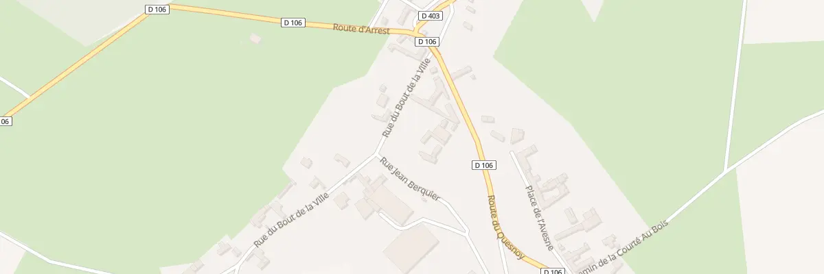 Plan du 12 Rue du Quesnoy à Mons-Boubert