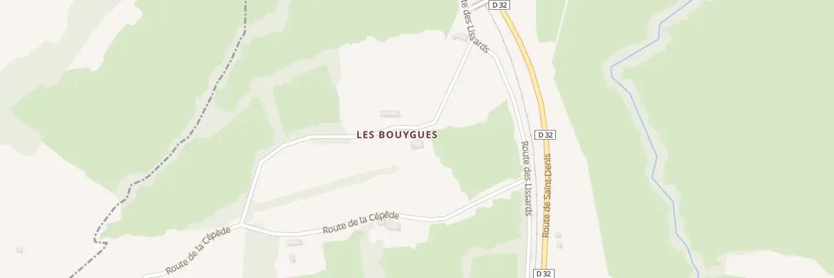 Plan du 5127 Les Bouyges à Condat