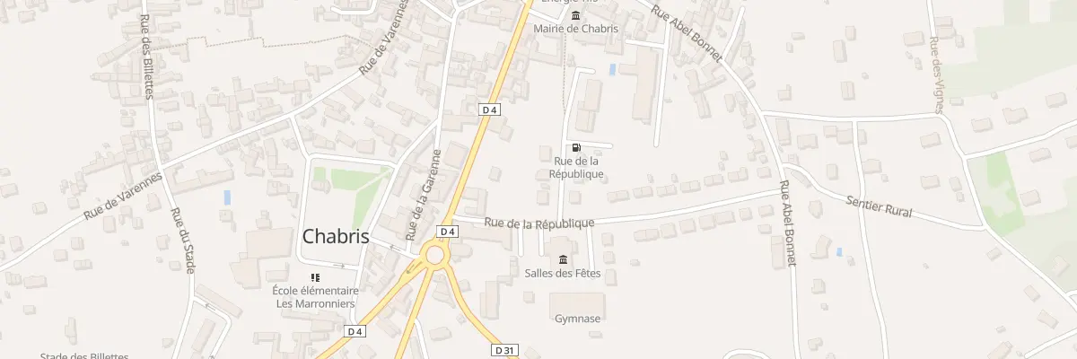 Plan du 3 Rue de la République à Chabris