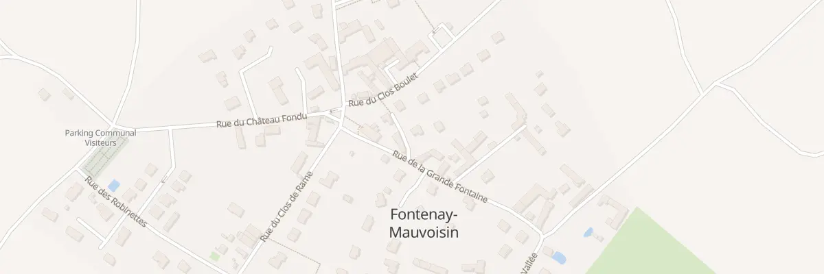 Plan du 8 Rue de la Grande Fontaine à Fontenay-Mauvoisin