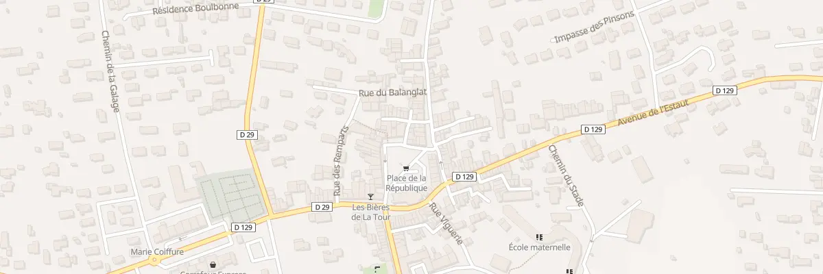 Plan du 2 Rue du Chateau Fort à La Tour-du-Crieu