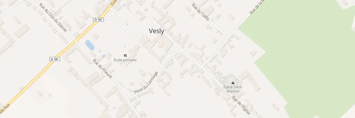 Plan du 14 Pl du Carrouge à Vesly