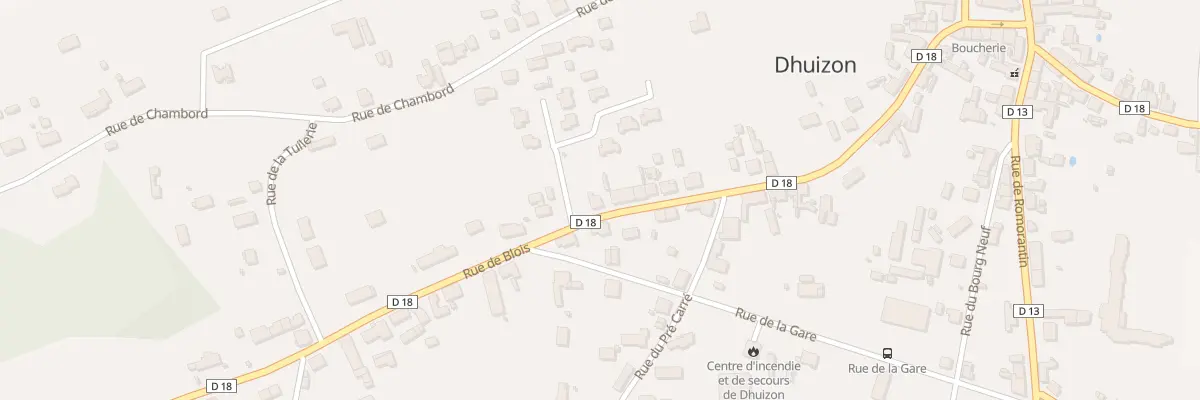 Plan du 31 Rue de Blois à Dhuizon