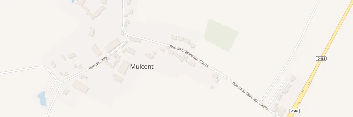 Plan du 8 Rue de la Mare aux Clercs à Mulcent