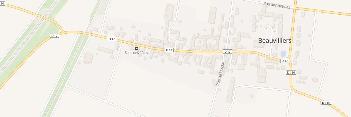 Plan du 18 Rue de Paris à Beauvilliers