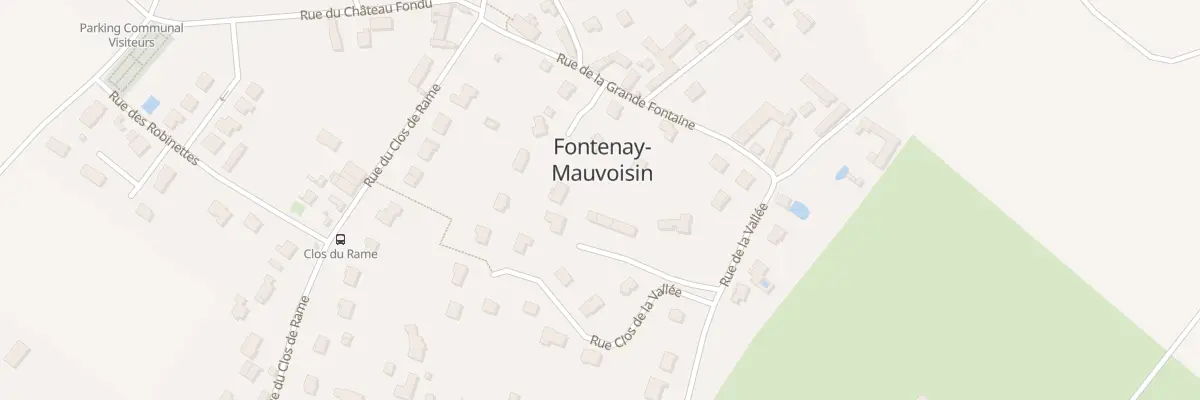 Plan du 3 Rue de la Vallée à Fontenay-Mauvoisin