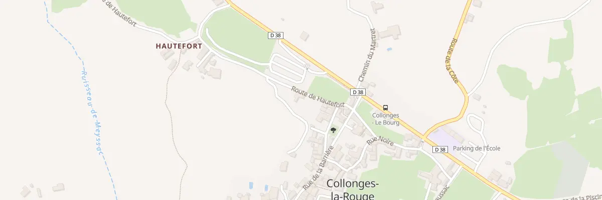 Plan du 5130 Le Bourg à Collonges-la-Rouge