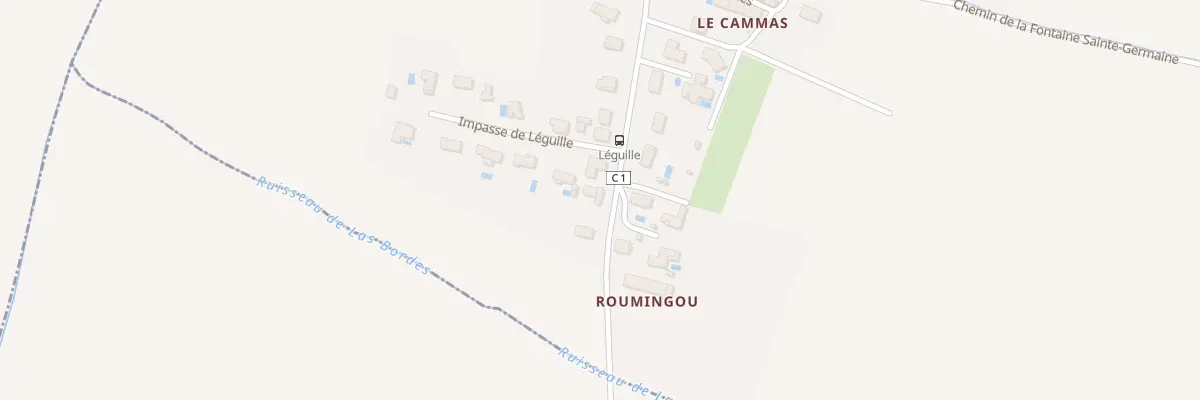 Plan du 340 Rte de Roumingou à Vieillevigne