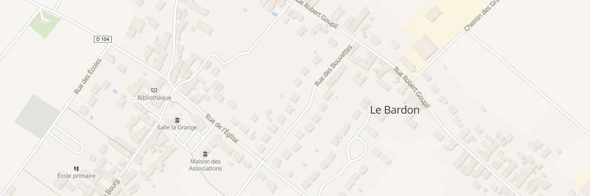 Plan du 8 Rue des Bouvettes au Bardon