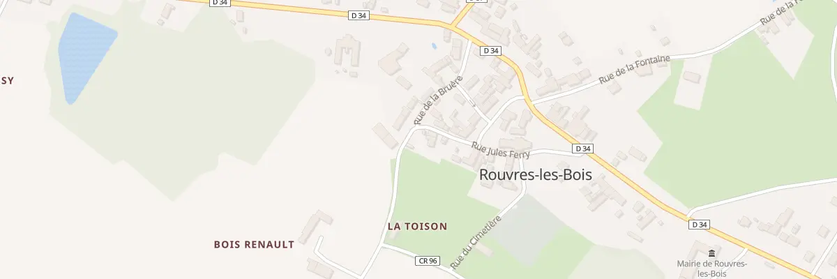 Plan du 17 Rue Jules Ferry à Rouvres-les-Bois