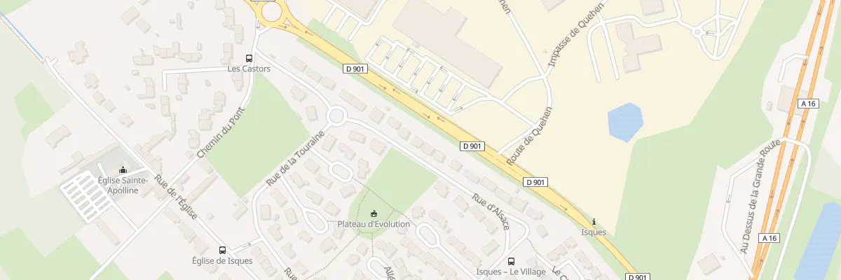 Plan du 23C Rue d’Alsace à Isques
