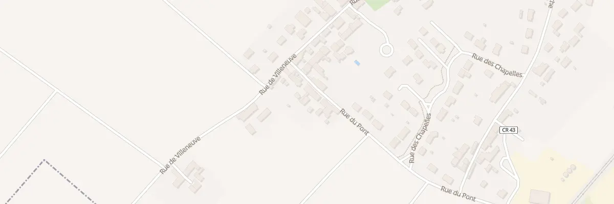 Plan du 5 Rue du Pont à Baule