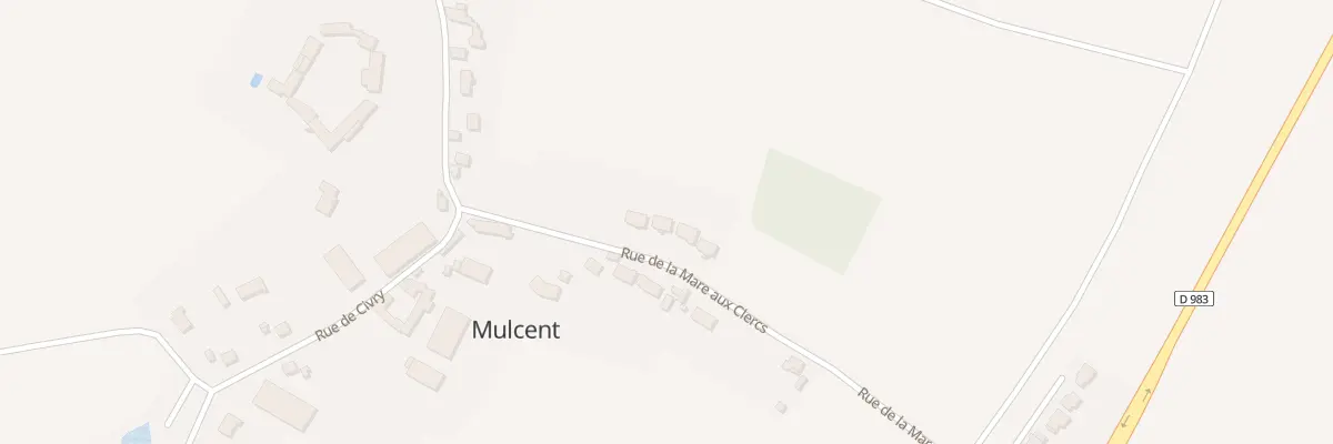 Plan du 9 Rue de la Mare aux Clercs à Mulcent
