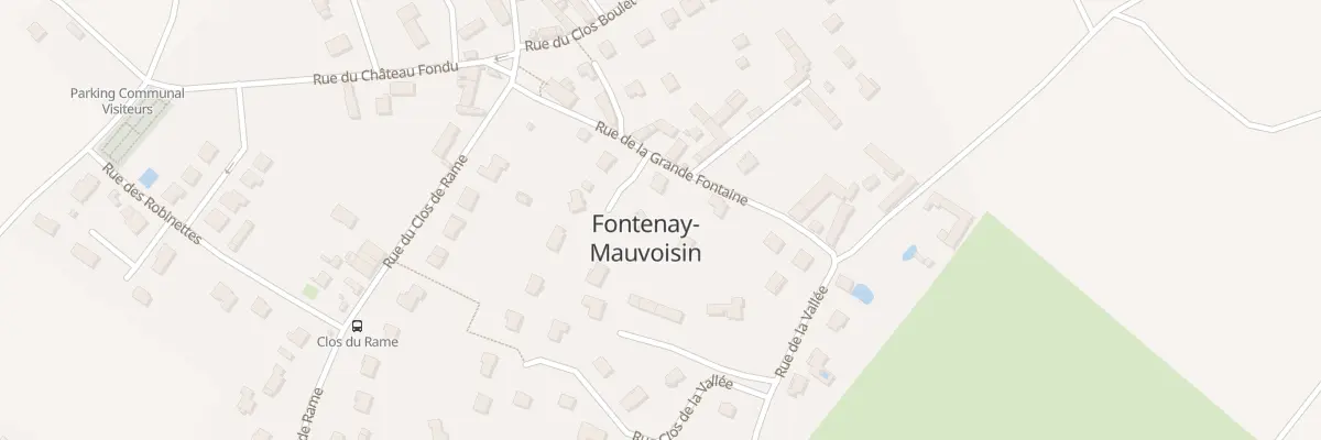 Plan du 9 Rue de la Grande Fontaine à Fontenay-Mauvoisin