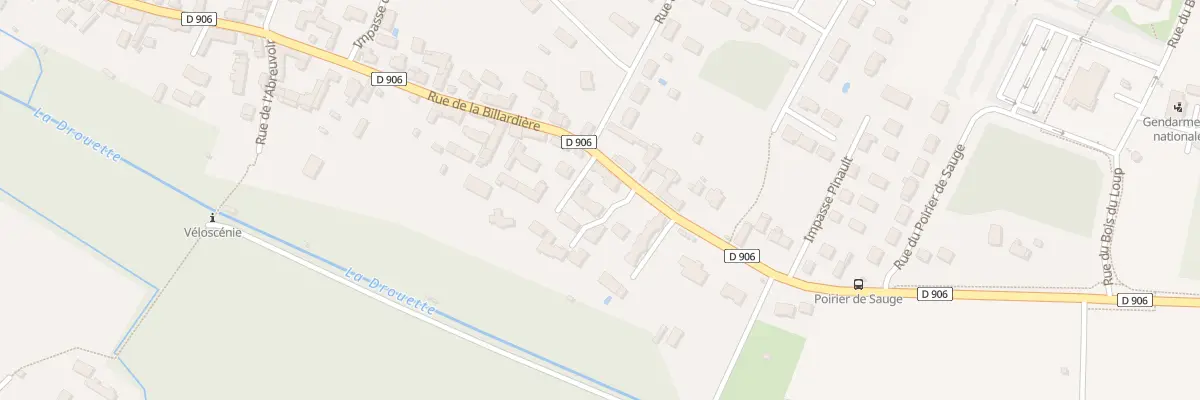 Plan du 54 Rue de la Billardière à Hanches