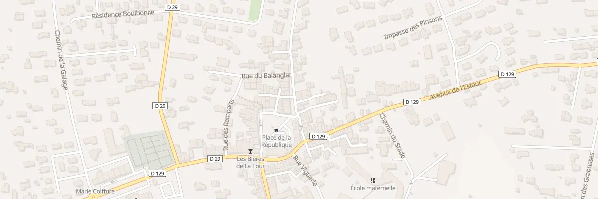 Plan du 6 Rue du Languedoc à La Tour-du-Crieu