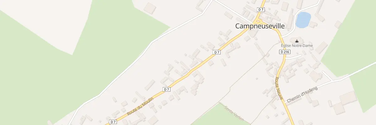 Plan du 39 Rue du Moulin à Campneuseville