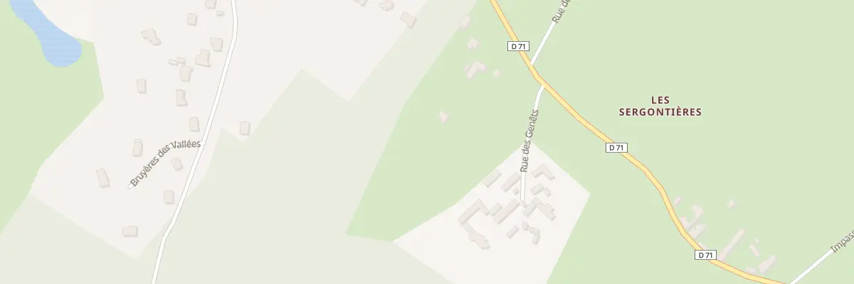 Plan du 10 Rte des Sergontières à Adainville