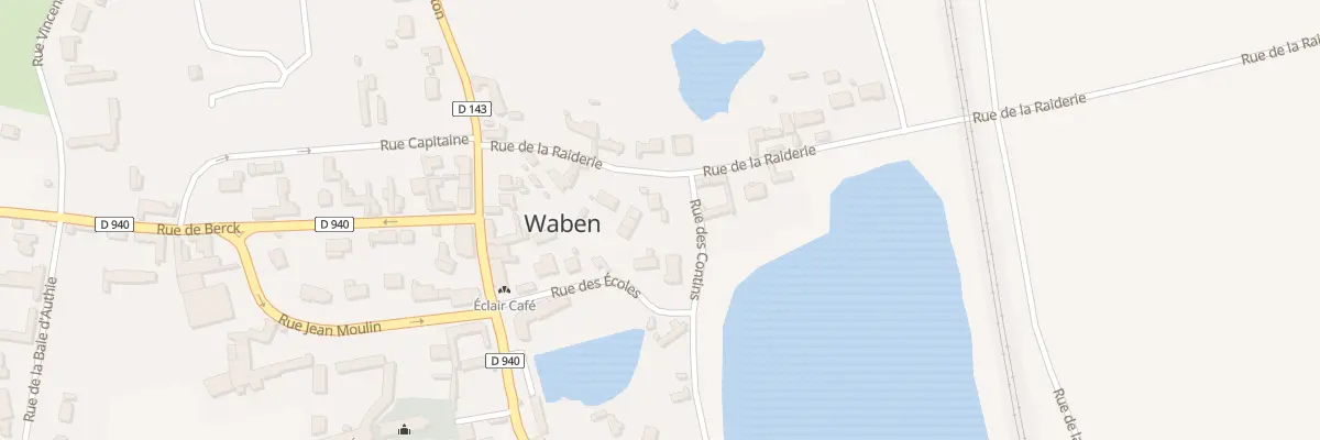 Plan du 5076 Rue de la Raiderie à Waben