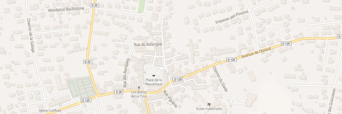 Plan du 1 Rue du Greffier à La Tour-du-Crieu