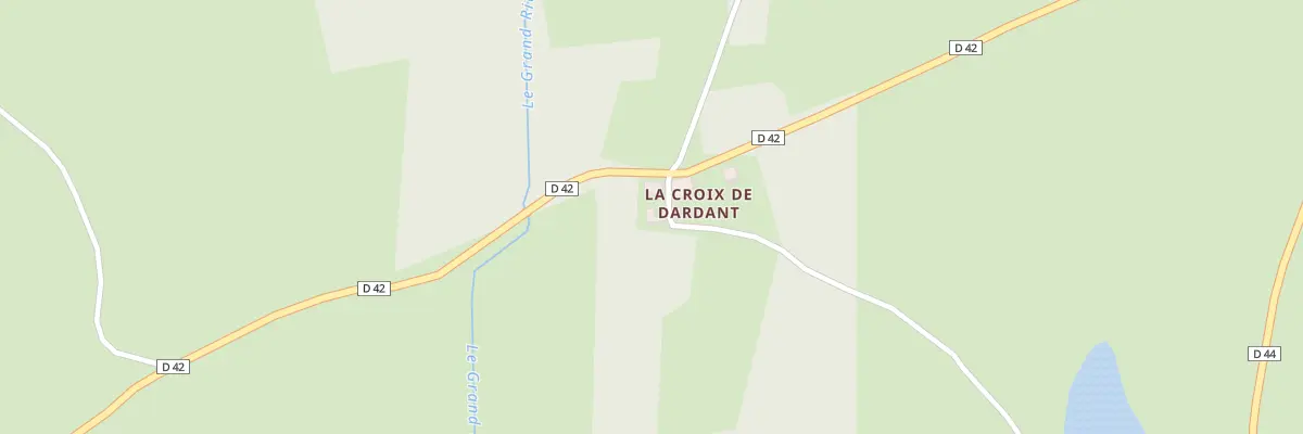 Plan du 1 La Croix de Dardant à Mourioux-Vieilleville