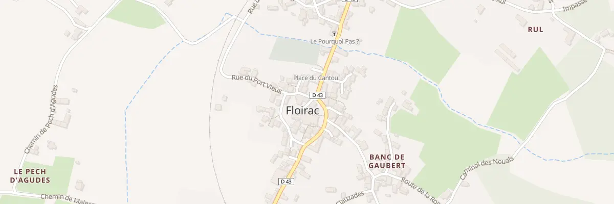 Plan du 2 Pas de la Tour à Floirac