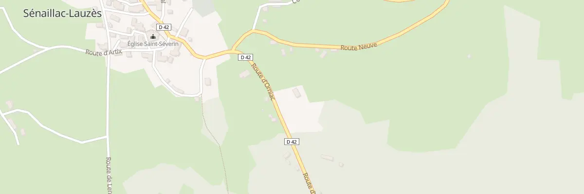 Plan du 5148F Clancines à Sénaillac-Lauzès