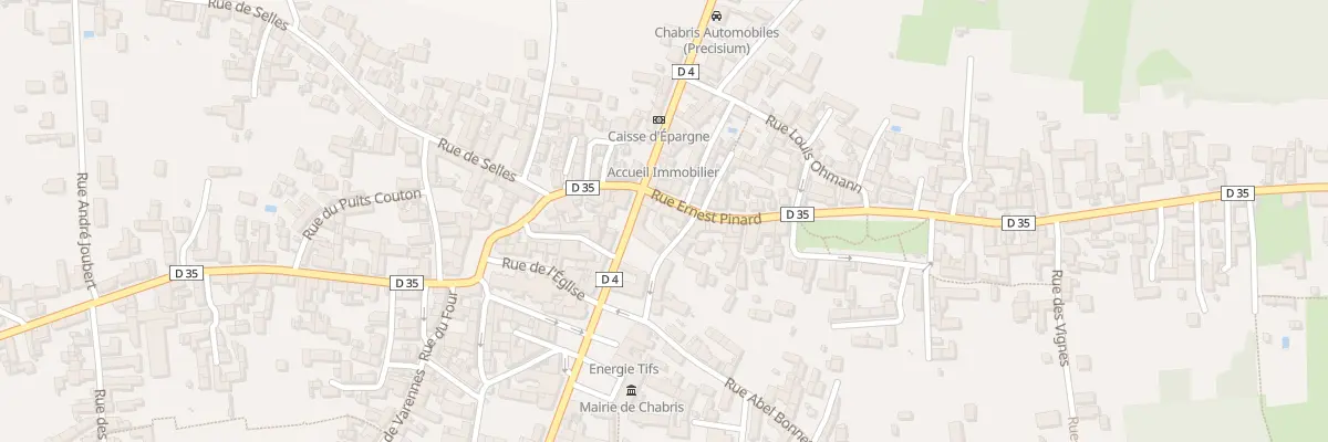 Plan du 2 Rue Ernest Pinard à Chabris