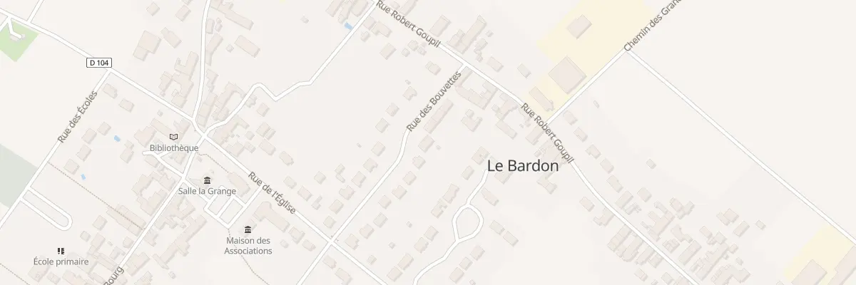 Plan du 1 Rue des Bouvettes au Bardon