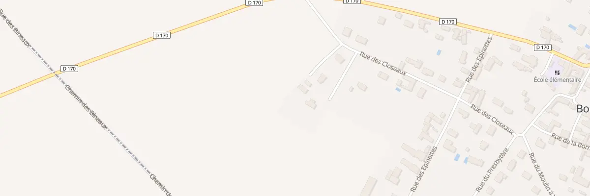 Plan du 1 All des Longs Champs à Boinvilliers