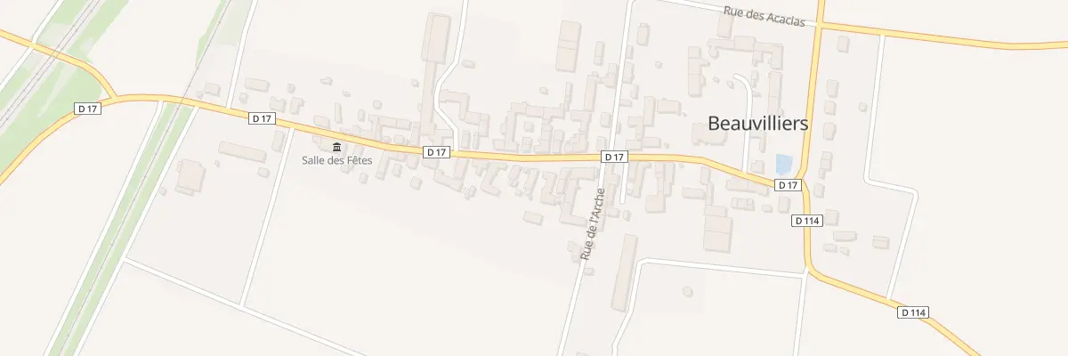 Plan du 26 Rue de Paris à Beauvilliers