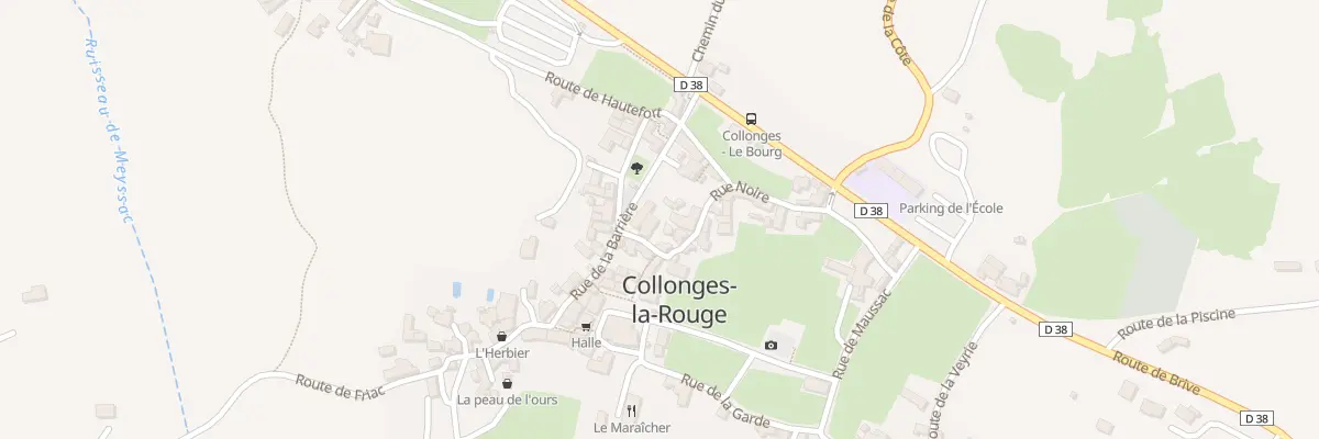 Plan du 5115 Le Bourg à Collonges-la-Rouge