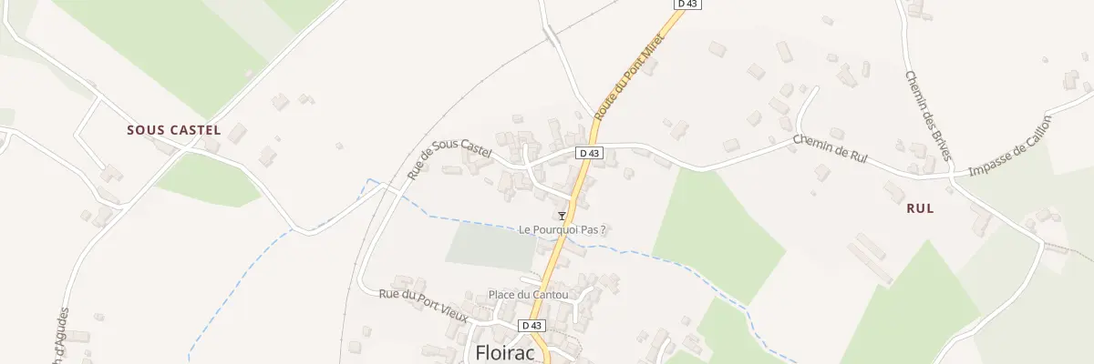 Plan du 6 Ven de L’Auberge à Floirac