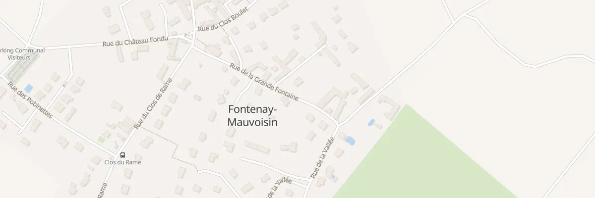 Plan du 13 Rue de la Grande Fontaine à Fontenay-Mauvoisin