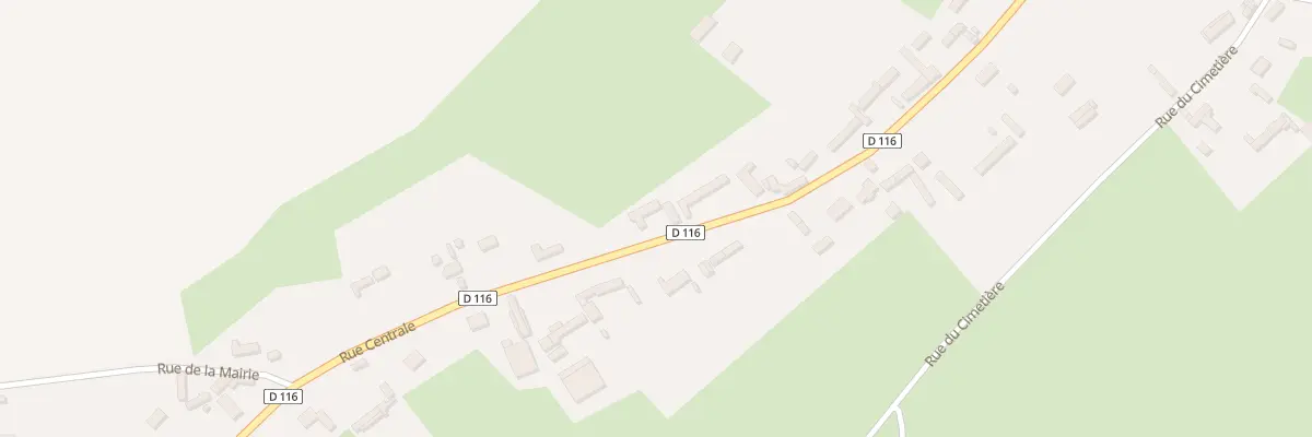 Plan du 26 Rue Centrale à Pierrecourt