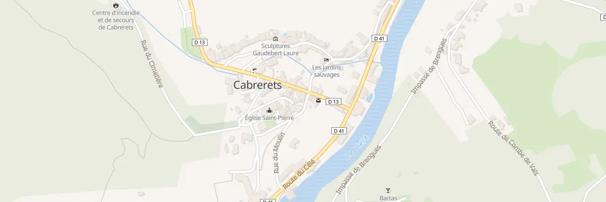 Plan du 6 Rue du Château à Cabrerets