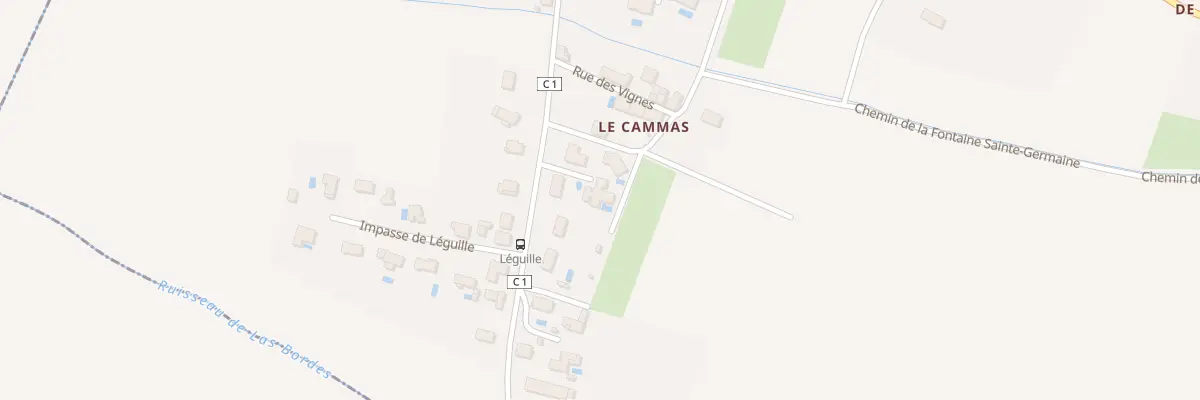 Plan du 203 Rte de Roumingou à Vieillevigne