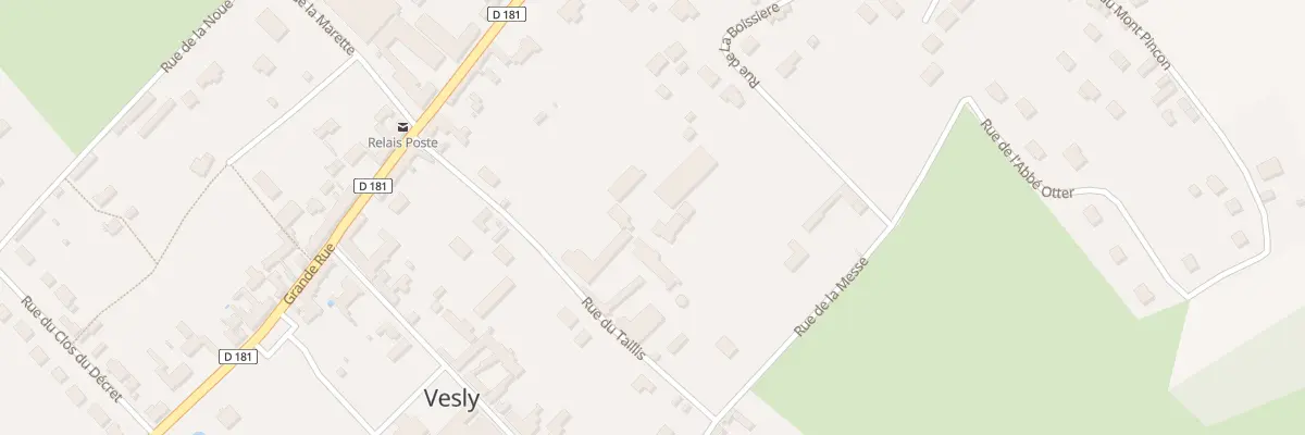 Plan du 72 Vesly à Vesly