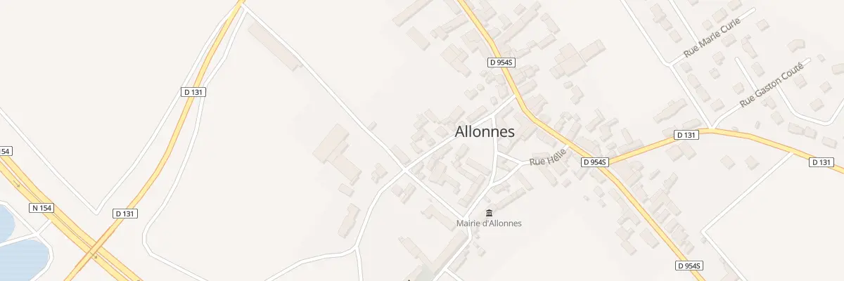 Plan du 14 Rue Jean Moulin à Allonnes