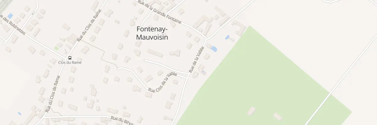 Plan du 6 Rue de la Vallée à Fontenay-Mauvoisin