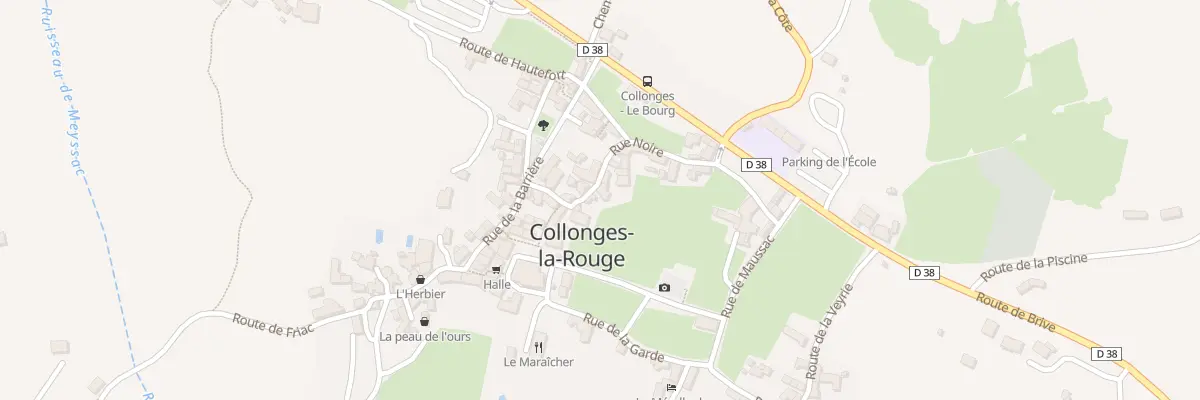 Plan du 5090 Le Bourg à Collonges-la-Rouge