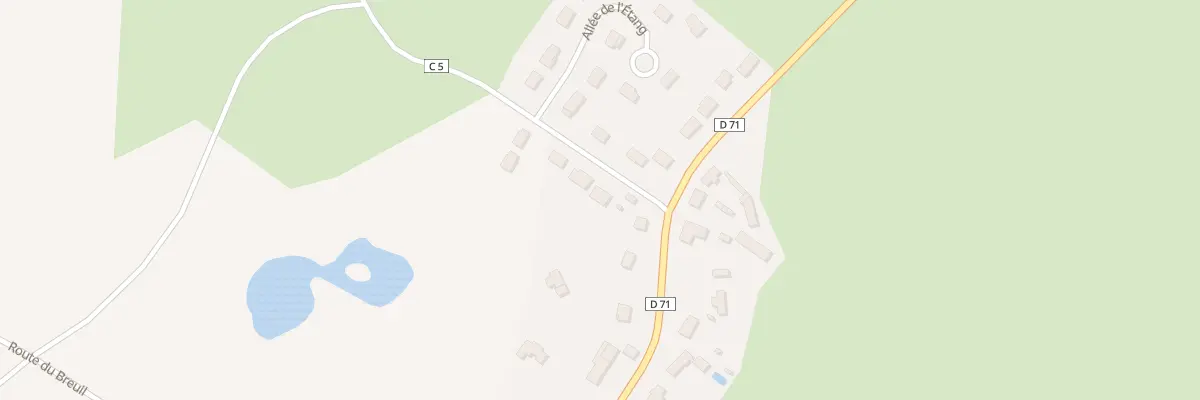Plan du 1 Che de la Tuilerie à Adainville