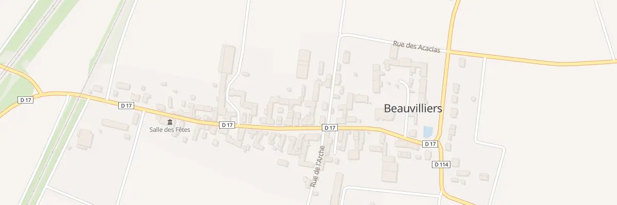 Plan du 37 Rue de Paris à Beauvilliers